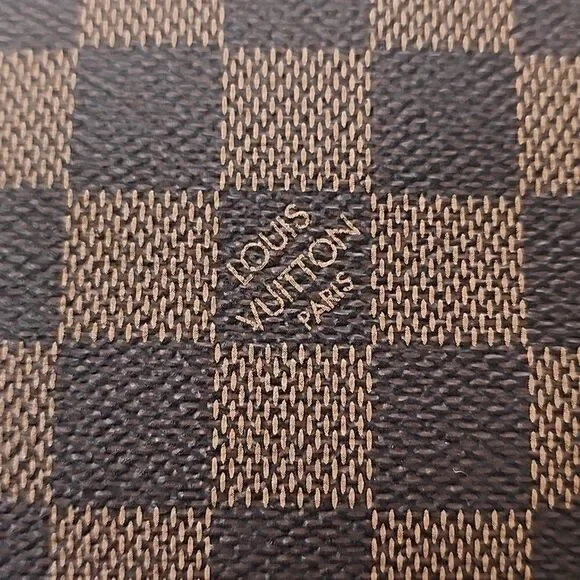 NEW Authentic Louis Vuitton Damier Ebene Neverfull PM Purse Bag Tote & Pouch - Picture 13 of 15